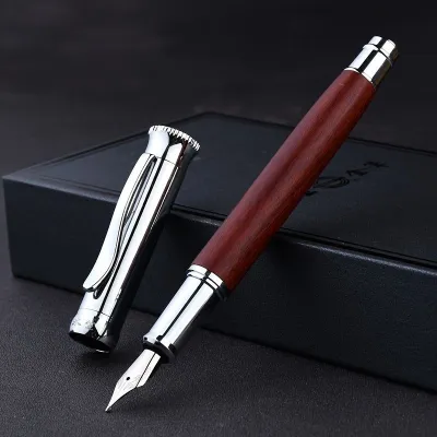 High Quality Brand red wooden Fountain Pen
